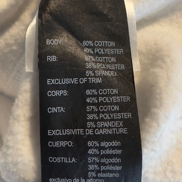 Karl Lagerfeld White Hoodie with Minimalist Graphic - Picture 5 of 5